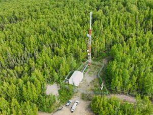 Photo courtesy of KUAC
KUAC's television transmitter site sits on Ski Boot Hill northwest of Fairbanks.