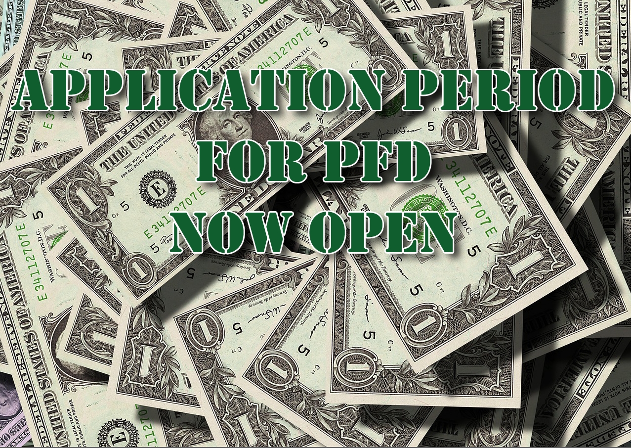 Fill Out Your PFD Application!