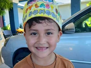 Liam Tadeo is seen in a family photo that his aunt posted on a GoFundMe fundraiser after he and his father were detained by US Immigration and Customs Enforcement on August 16, 2026, and taken to South Texas Family Residential Center in Dilley, Texas. (Photo: Patricia Resendiz/GoFundMe)

