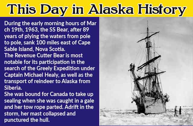 This Day in Alaskan History-March 19th, 1963