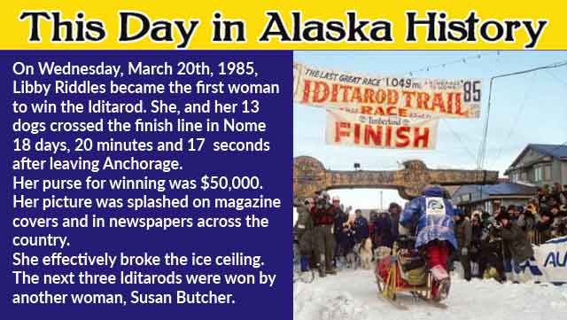 This Day in Alaskan History-March 20th, 1985