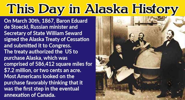 This Day in Alaskan History-March 30th, 1867