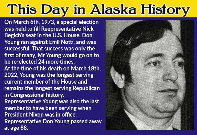 This Day in Alaskan History-March 6th, 1973