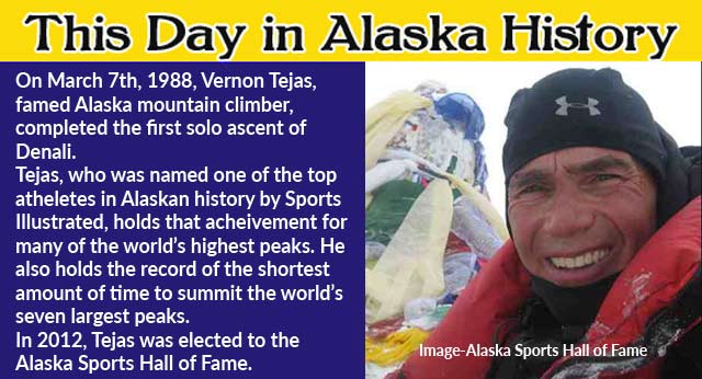 This Day in Alaskan History-March 7th, 1988