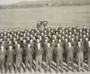 A portion of the Army Enlisted men at Marks Army Airfield. Image-US Army