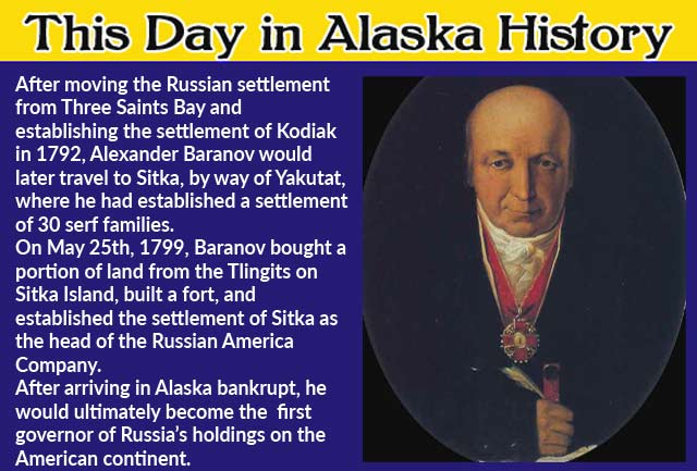 This Day in Alaskan History-May 25th 1799