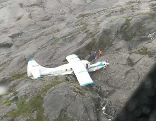 All Survive Mount Jumbo Aircraft Crash, Lifted via USCG Jayhawks