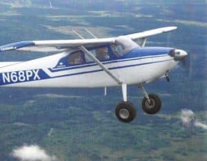 Terry Moxey's Cessna 180 in flight. Image-FB profiles