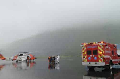 Coast Guard Medevacs FishingVessel Crewmember 20 Miles North of Kodiak