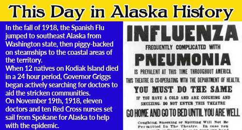 This Day in Alaska History-November 19th, 1918