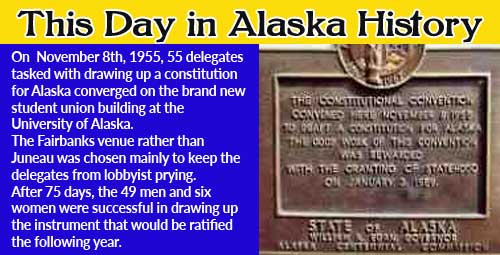 This Day in Alaska History-November 8th, 1955