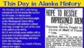 This Day in Alaska History-October 2nd, 1911