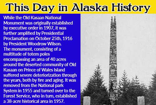 This Day in Alaska History-October 25th, 1916