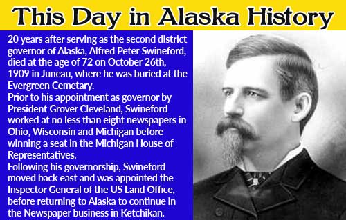This Day in Alaska History-October 26th, 1909