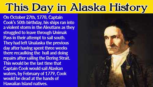This Day in Alaska History-October 27th, 1778