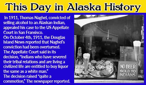 This Day in Alaska History-October 4th, 1911
