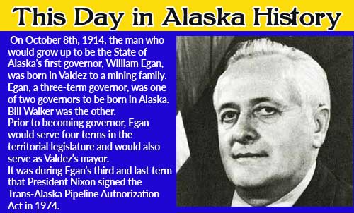 This Day in Alaska History-October 8th, 1914
