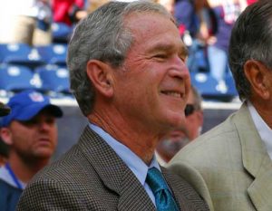 43rd U.S. President, George W Bush. U.S. Navy photo by Mass Communication Specialist 1st Class Jason Winn