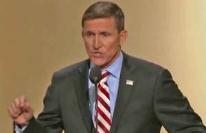 Retired Army General and ousted national security advisor, Michael Flynn. 