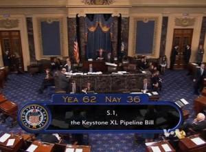 Senate votes to move forward with Keystone pipeline. Image-VOA