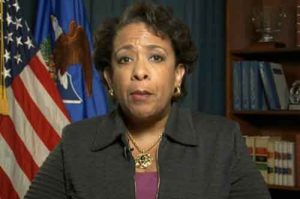 U.S. Attorney General Loretta Lynch cites the FBI's statistics on hate crimes and called on the public to report hate crimes. 