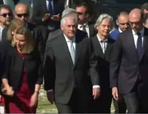 Secretary of State Tillerson is making his first trip to Russia amid Syrian tensions. Image-VOA