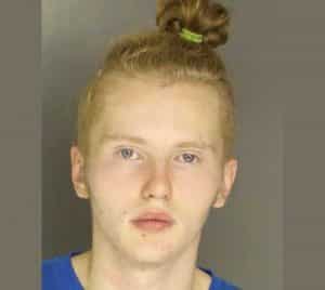 Shippensburg Police Booking photo of 18-year-old Dylan Printz.