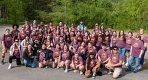 Photo by Deandra Nicholai
Members of the RAHI Class of 2025 pose for a group photo to mark the start of their Angel Rocks hike on June 7