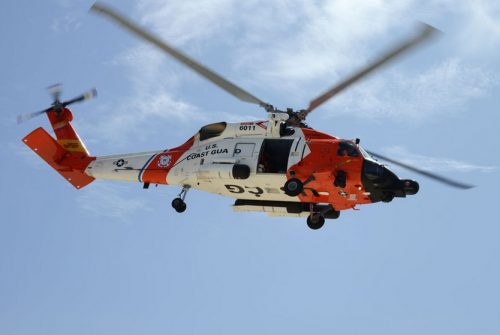 Coast Guard aircrew medevacs man from vessel near Sitka