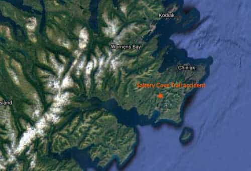 Coast Guard  Picks up ATV Accident Victim from Saltery Cove Trail