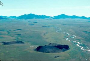 Photo by Mike Kunz
The Mesa Site rises just north of the Brooks Range in northern Alaska.