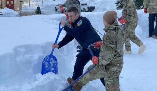 Alaska Guard’s snowstorm response inspires local PD officer to enlist