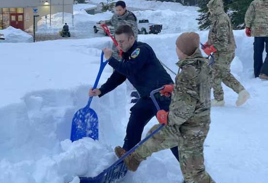 Alaska Guard’s snowstorm response inspires local PD officer to enlist
