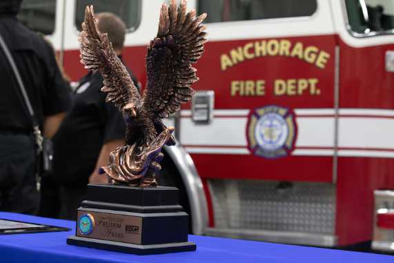 Anchorage Fire Department receives DOD’s highest award for outstanding employer support