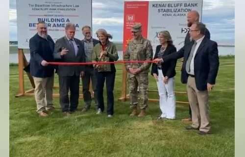 USACE celebrates start of Kenai coastal erosion project