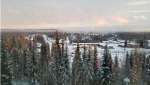 Photo by Amanda Byrd
View from UAF's Joseph E. Usibelli Engineering Building overlooking the Fairbanks area.