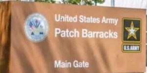 Entrance to Army barracks. Image U.S. Army