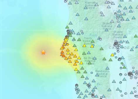 Large Earthquake Strikes Northern California