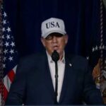 Trump announces Iran attacks. Image-CBS/Youtube video sscreenshot.