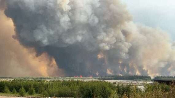 Thick smoke helps temper McDonald Fire behavior