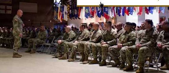 Director of the Army National Guard visits with Alaska Army Guard Soldiers