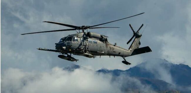 Alaska Air National Guardsmen of 210th Rescue Squadron train HH-60G Pave Hawk operations Sept. 6, 2024, at JBER. The HH-60 is the Department of Defense's only dedicated rotary-wing combat search and rescue platform. (Alaska Air National Guard photo by Senior Airman Joseph Moon).