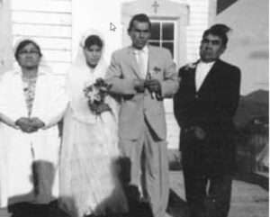 Photo: Martin & Norrell Wedding, Karluk Church. Knagin Collection.
