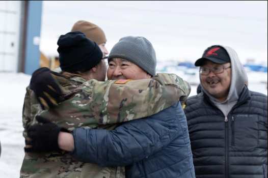 Alaska National Guard flies 14,000 pounds of meat to Toksook Bay via IRT program