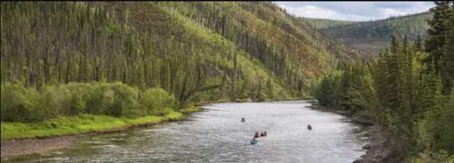 Kayakers on the 40 mile river. Image-BLM