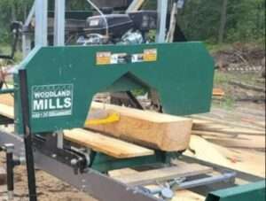 Photo courtesy of Eve Karczmarczyk Arborist Jesse Roman will discuss options for portable sawmills, such as this one, during one of three in-person workshops in Delta Junction this month.