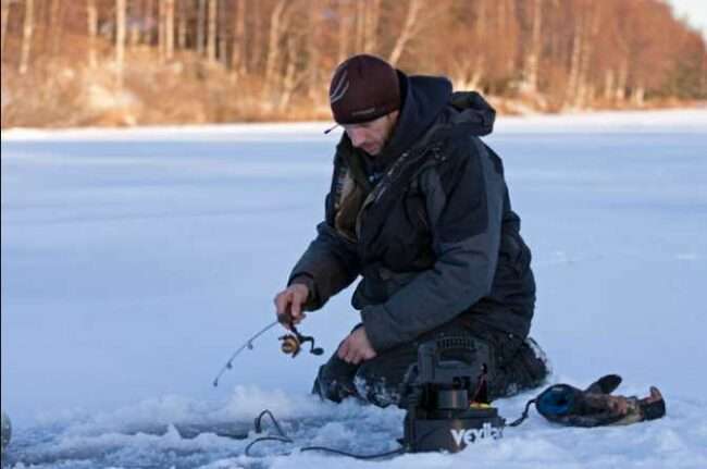 Ice-fishing in the Mat-Su Vally. Image-ADF&G