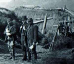 Photo: Visitors to Old Harbor, 1890. Albatross Collection, courtesy of the National Archives.
