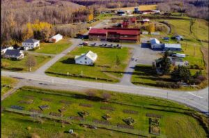 Photo courtesy of the Matanuska Experiment Farm and Extension Center
This aerial view shows the main buildings at the Matanuska Experiment Farm in Palmer, which will host a research field day for the public on Aug. 1.