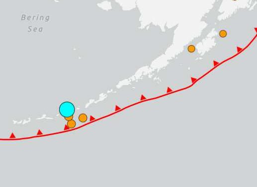 Large Quake Occures West of Nikolski